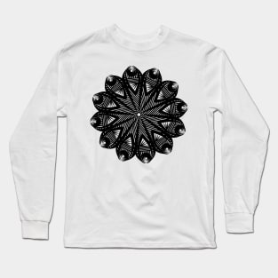 Decoration Line Art Long Sleeve T-Shirt